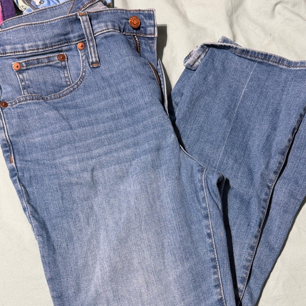 Madewell Light Blue Boot Cut Jeans